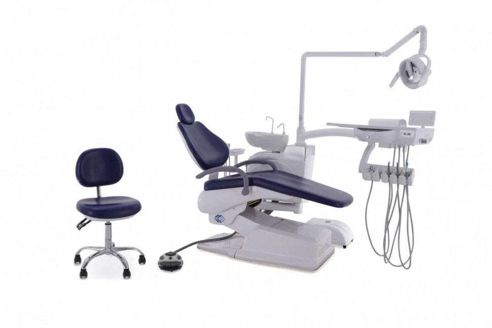 Стоматологическая установка CQ-216 (СО-002М-01) серый, нижняя подача